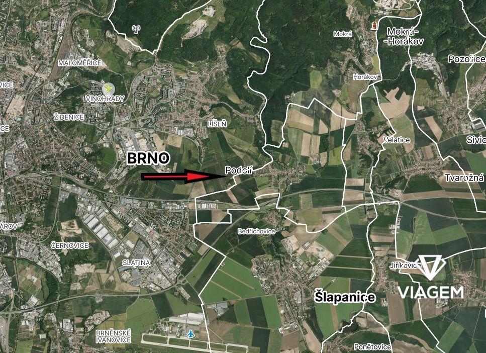 Investiční příležitost v Brně – 3 parcely na prodej jako cel