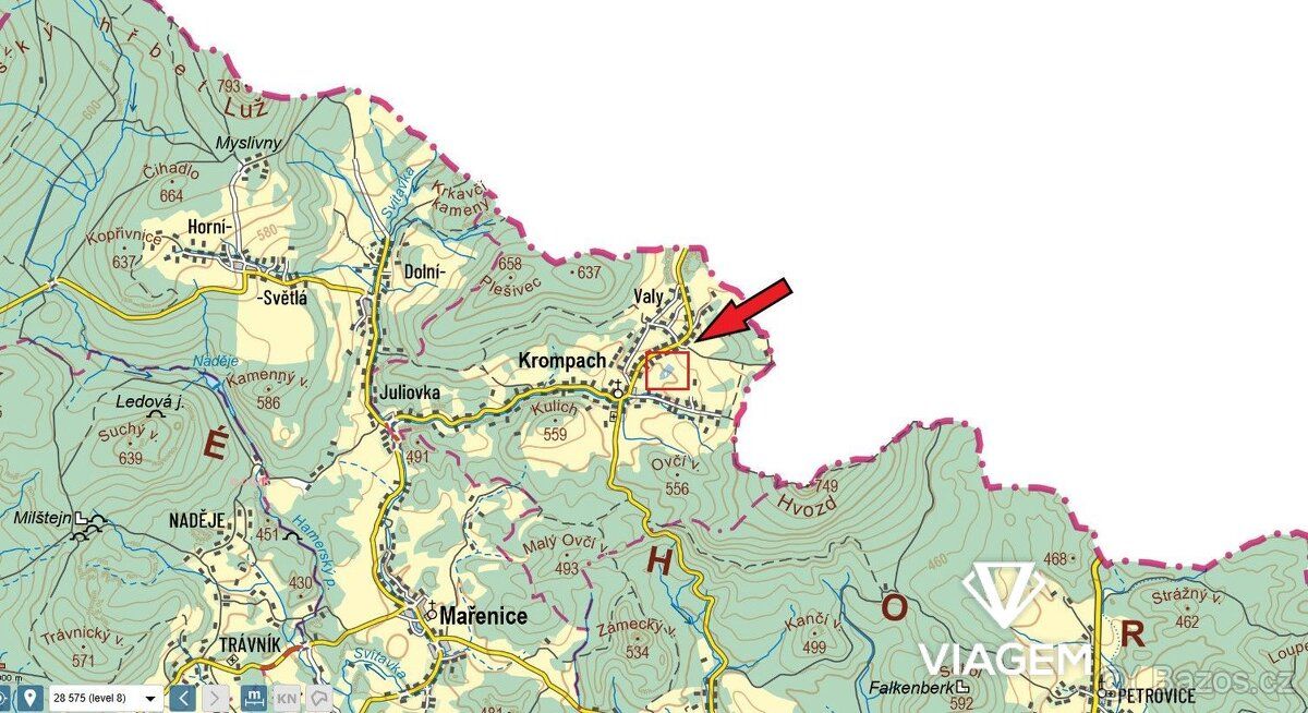 V exkluzivním zastoupení majitele nabízíme pozemek o výměře 