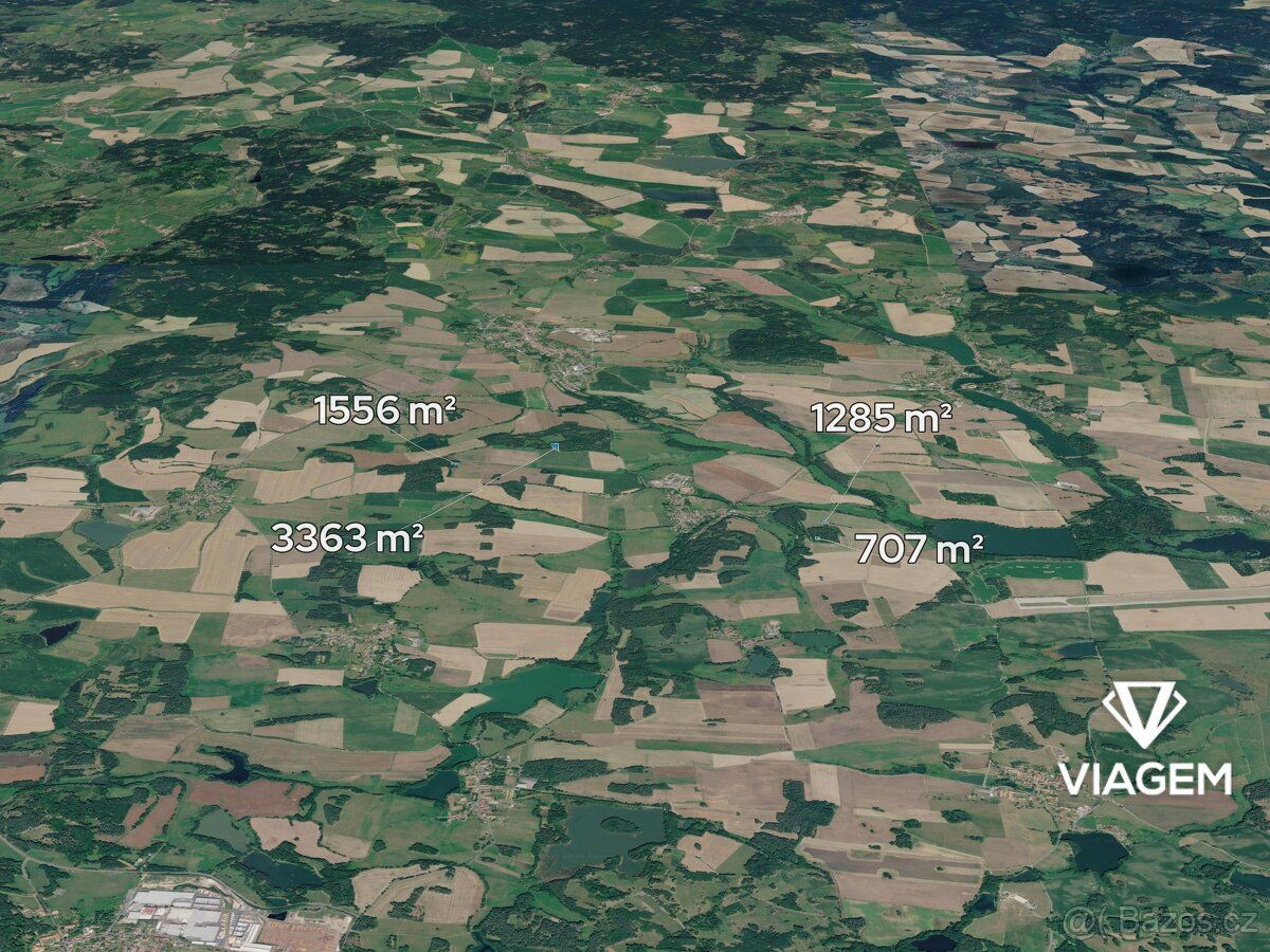 Nabízíme lesní pozemky v katastrálním území Hradiště u Kasej