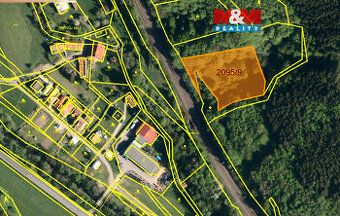Nabízíme k prodeji prostorný pozemek o výměře 3589 m², nachá