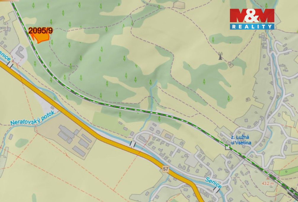 Nabízíme k prodeji prostorný pozemek o výměře 3589 m², nachá