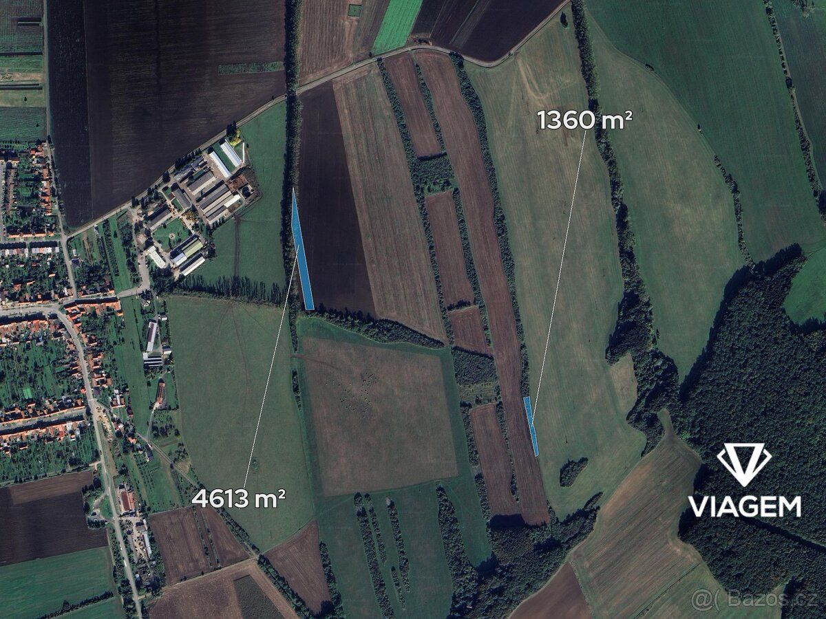 Nabízíme investiční pozemky v katastrálním území Bánov, okre
