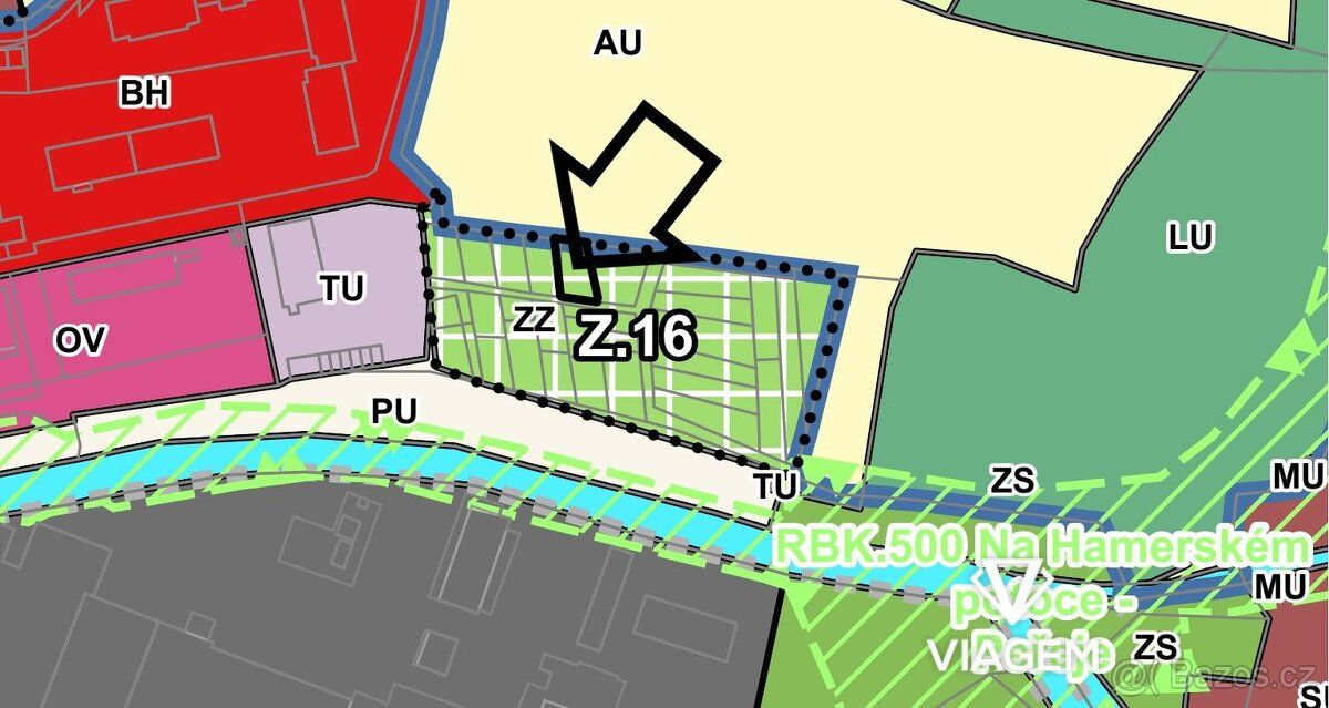 Nabízíme k prodeji pozemek v katastrálním území Vlčice u Stř