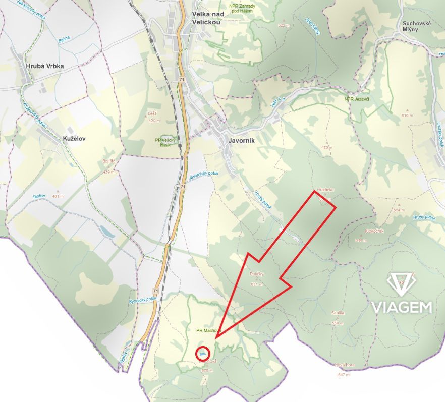 Exkluzivně Vám nabízíme pozemek v katastrálním území Javorní