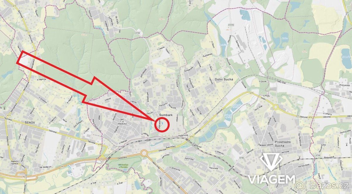 Exkluzivně Vám nabízíme k prodeji pozemek parc. č. 2008/41 v