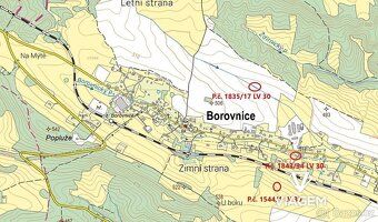 Exkluzivně Vám nabízíme pozemky v katastrálním území Borovni