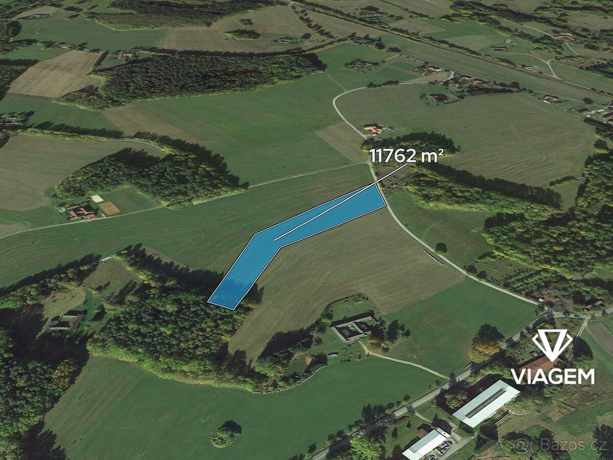 Nabízíme ornou půdu v okresu Jindřichův Hradec, konkrétně v 