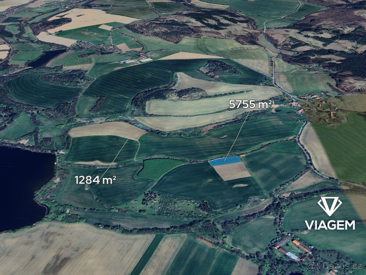 Nabízíme ornou půdu v katastrálním území Ouběnice u Votic, o