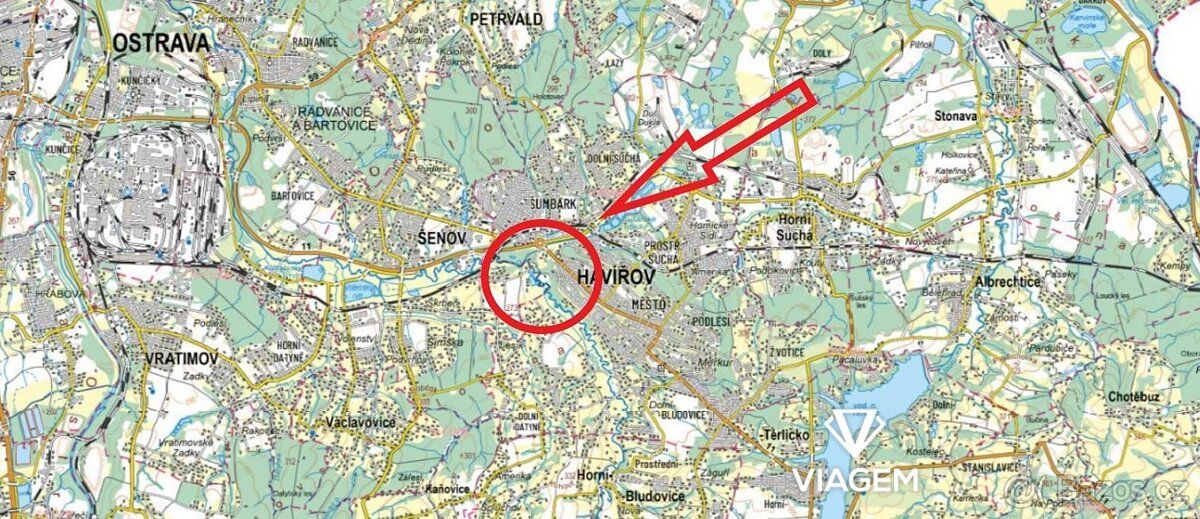Exkluzivně Vám nabízíme pozemek v katastrálním území Šenov u