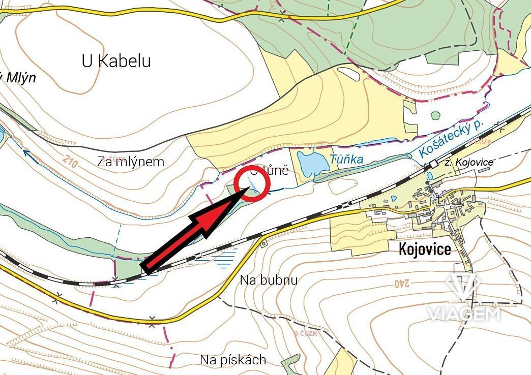 Exkluzivně Vám nabízíme pozemek v katastrálním území Kojovic