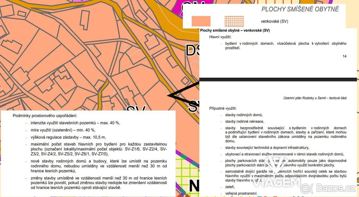 Stavební pozemek 788 m² pro výstavbu rodinného domu – Roztok