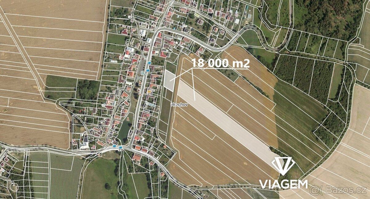 Exkluzivně Vám nabízíme soubor pozemků orné půdy o celkové v