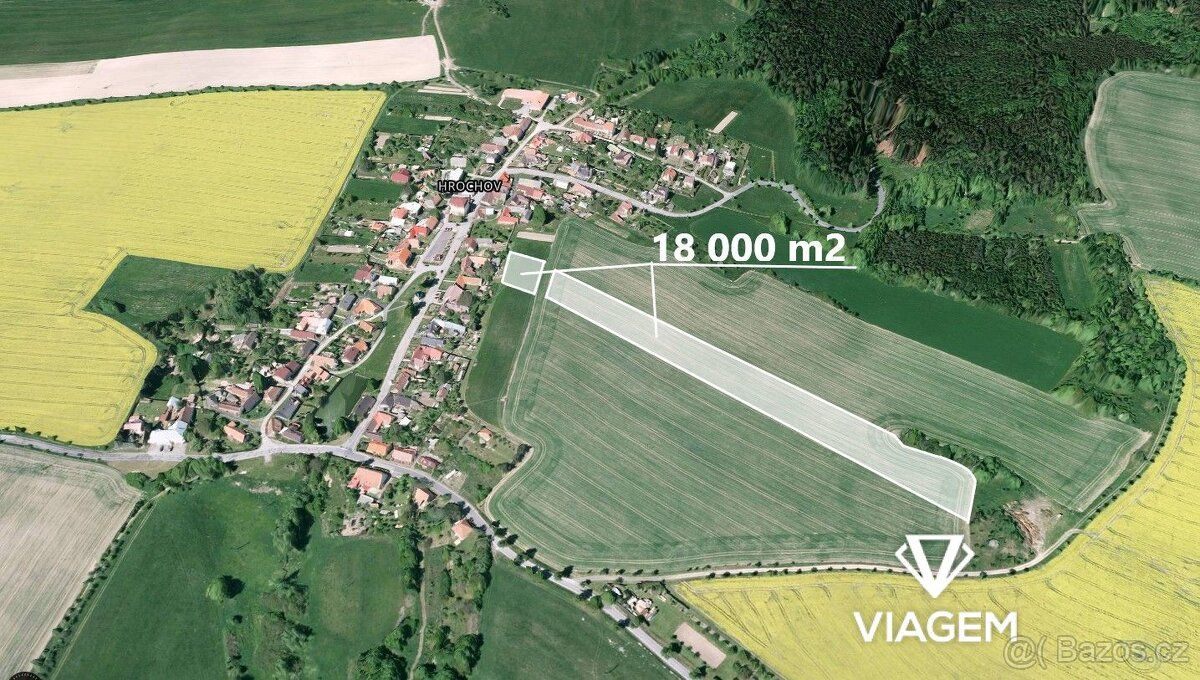 Exkluzivně Vám nabízíme soubor pozemků orné půdy o celkové v