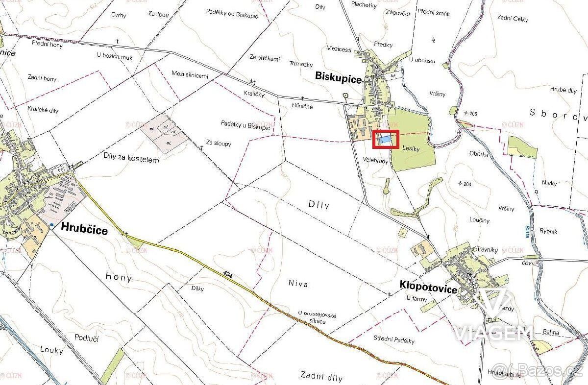 Nabízíme Vám ke koupi pozemky v katastrálním území Klopotovi