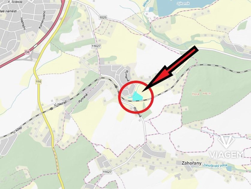 Nabízíme k prodeji 6,25% podíl na stavebním pozemku v katast