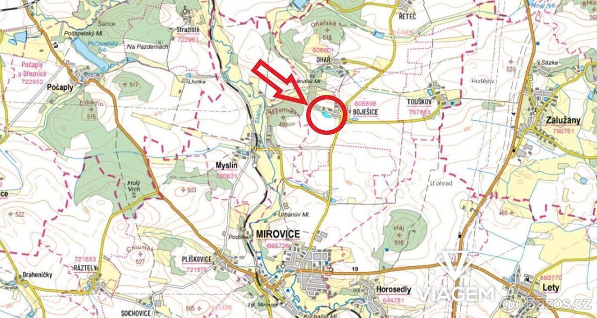 Exkluzivně Vám nabízíme pozemek v katastrálním území Boješic