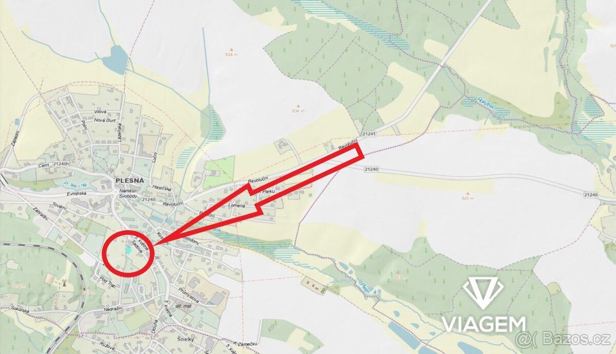 Nabízíme stavební pozemek ve 100% vlastnictví, parc. č. 229/