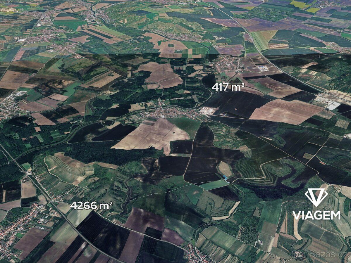 Pozemek k prodeji – Uherčice u Hustopečí | 4 266 m² | Podíl 