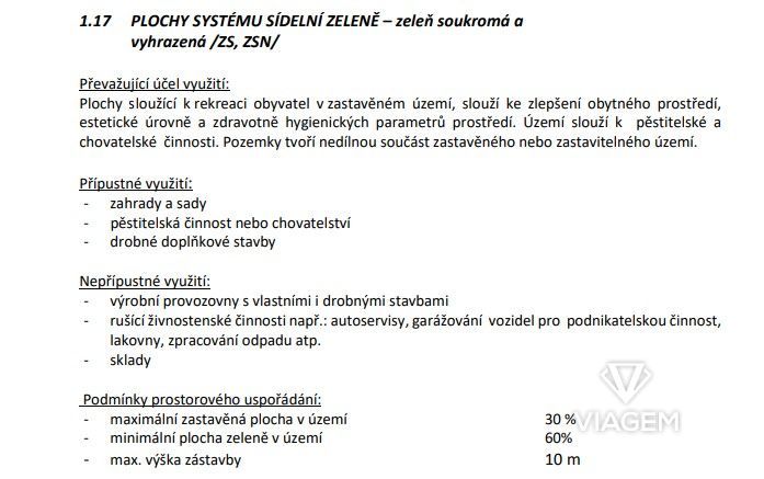 V exkluzivním zastoupení majitele nabízíme pozemek o výměře 