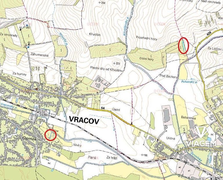 Nabízíme Vám ke koupi pozemky v katastrálním území Vracov, v