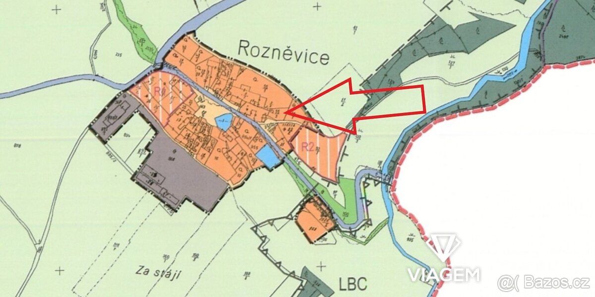 Exkluzivně Vám nabízíme pozemky v katastrálním území Rozněvi