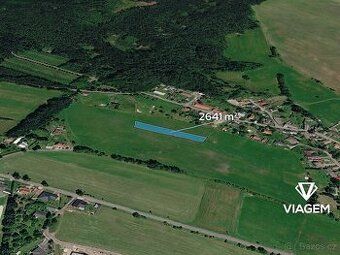 Exkluzivně Vám nabízíme pozemek o výměře 2 641 m² v katastrá