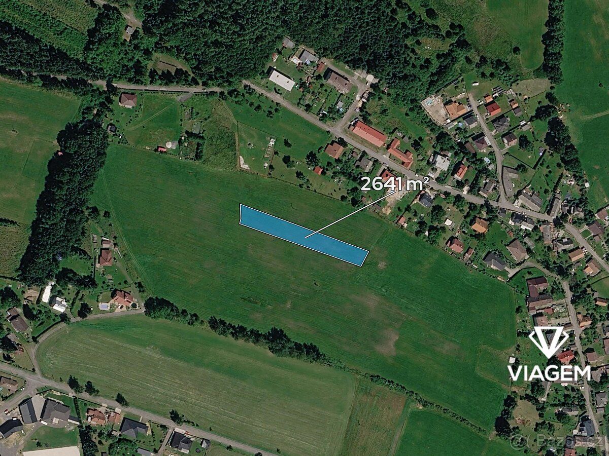 Exkluzivně Vám nabízíme pozemek o výměře 2 641 m² v katastrá