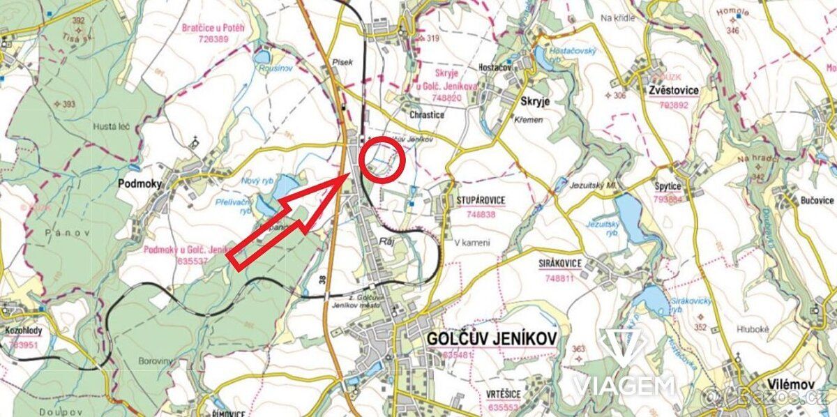 Exkluzivně Vám nabízíme pozemky v katastrálním území Golčův 