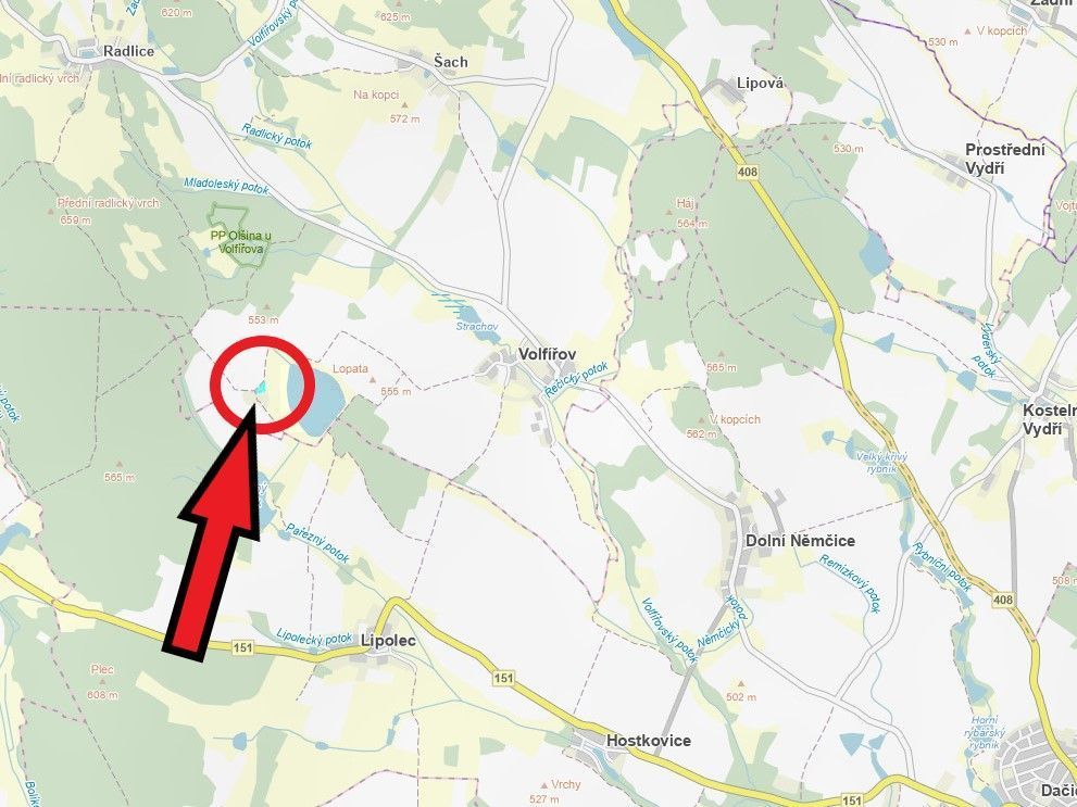 Exkluzivně Vám nabízíme pozemek o výměře 2638 metrů čtverečn