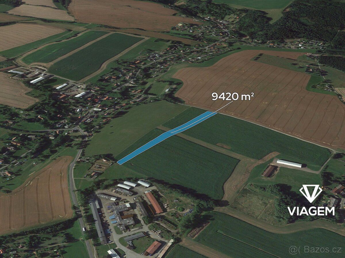 Nabízíme ornou půdu v katastrálním území Stružinec u Lomnice