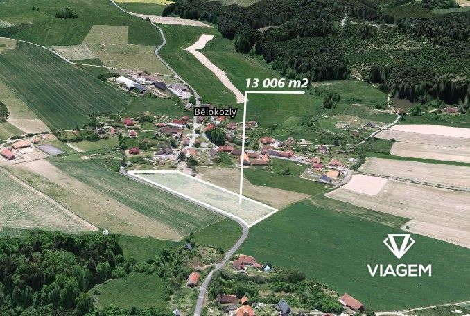 Exkluzivně Vám nabízíme pozemek v katastrálním území Bělokoz