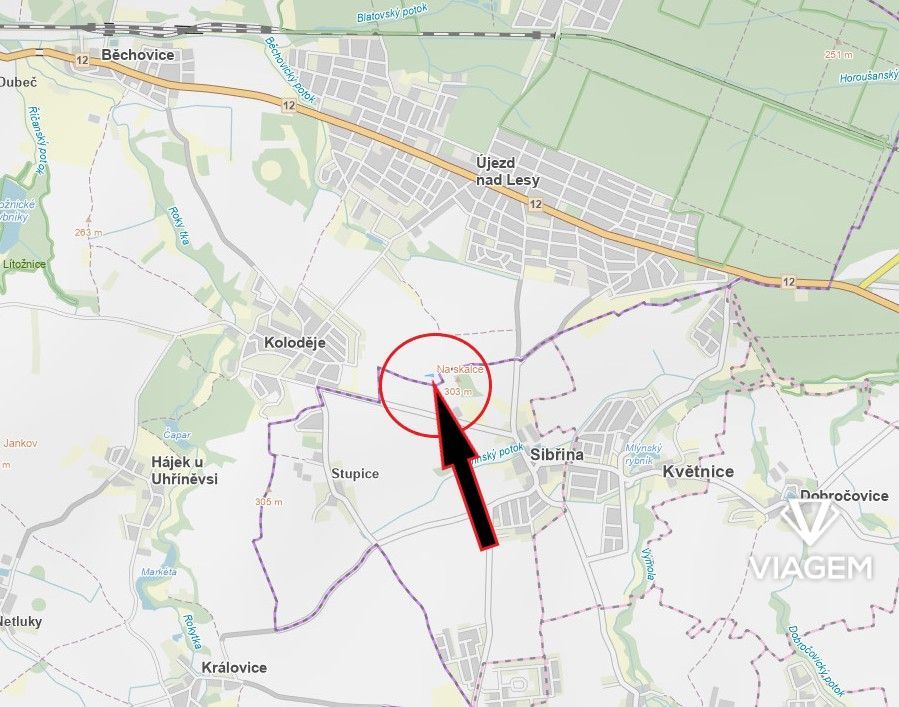 Exkluzivně Vám nabízíme pozemek v katastrálním území Koloděj