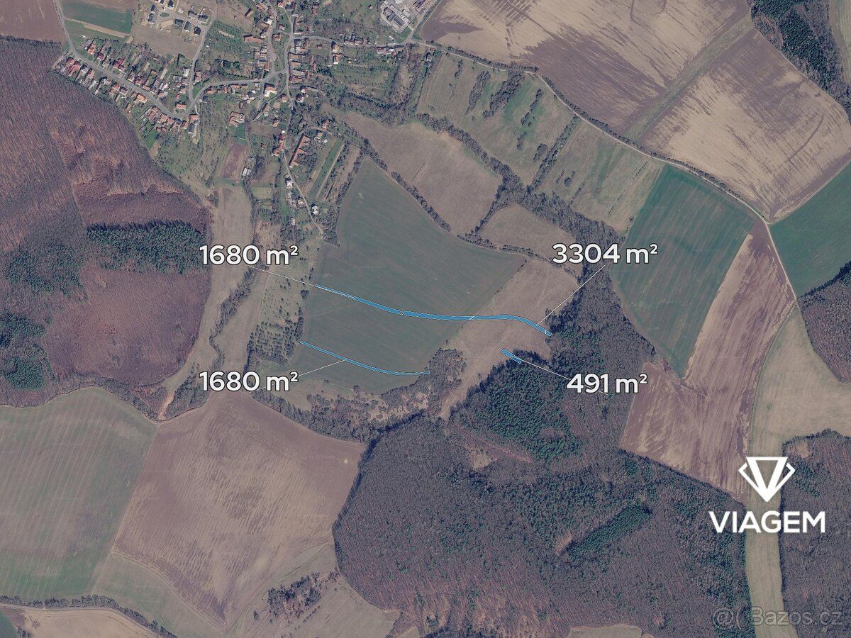 Nabízíme ornou půdu v katastrálním území Dobrkovice, okres Z