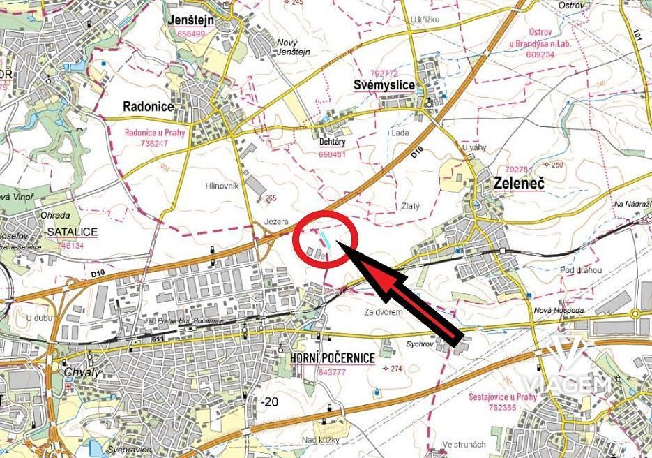 Exkluzivně Vám nabízíme pozemek v katastrálním území Zeleneč