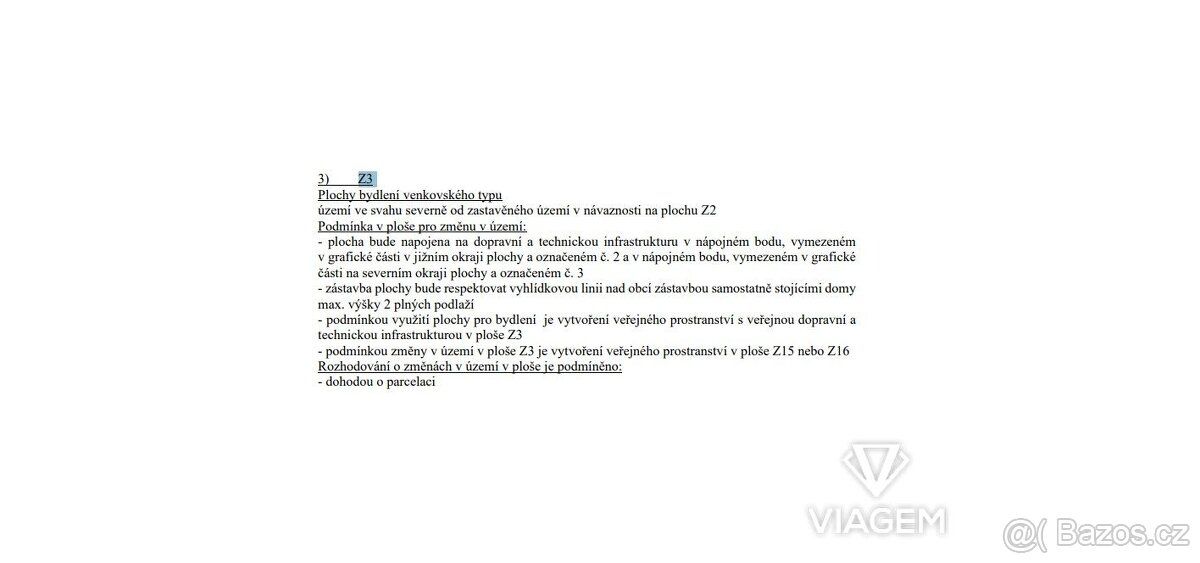 Exkluzivně Vám nabízíme k prodeji 50% podíl na parc. č. 636/