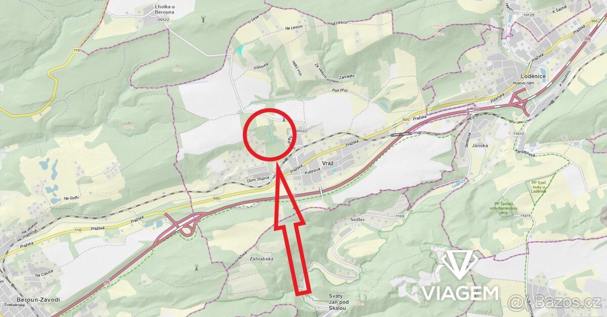 Nabízíme k prodeji pozemky ve 100% vlastnictví, parc. č. 126