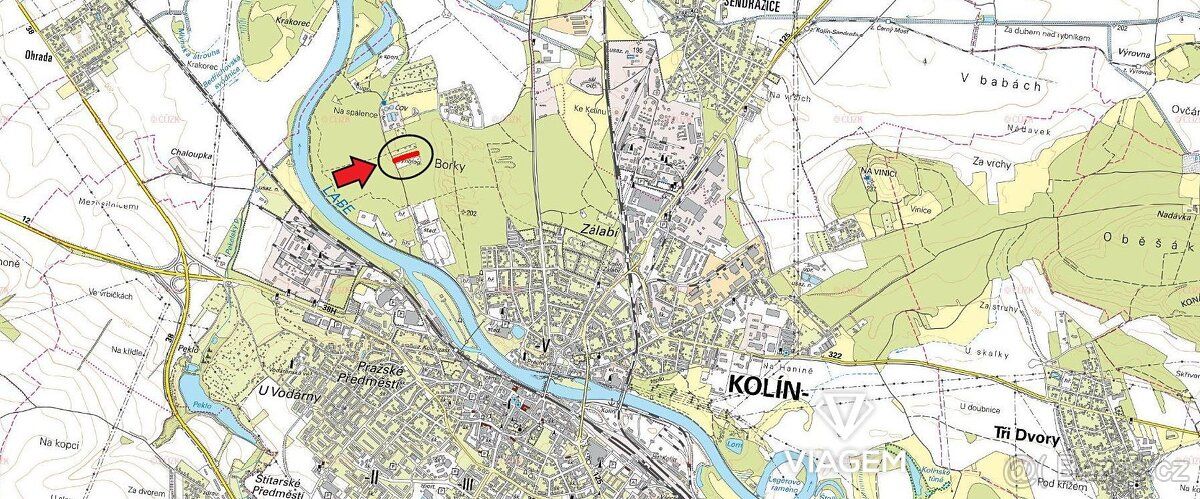 Exkluzivně Vám nabízíme pozemek v katastrálním území Kolín v