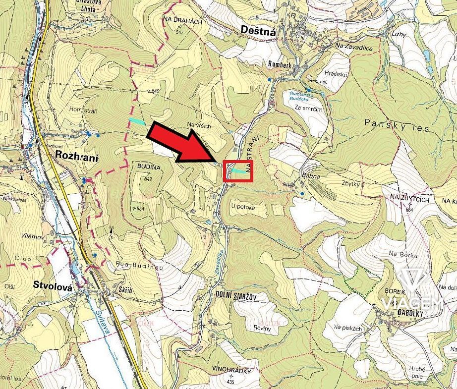 Nabízíme Vám ke koupi lesní pozemek o celkové výměře 2 703 m