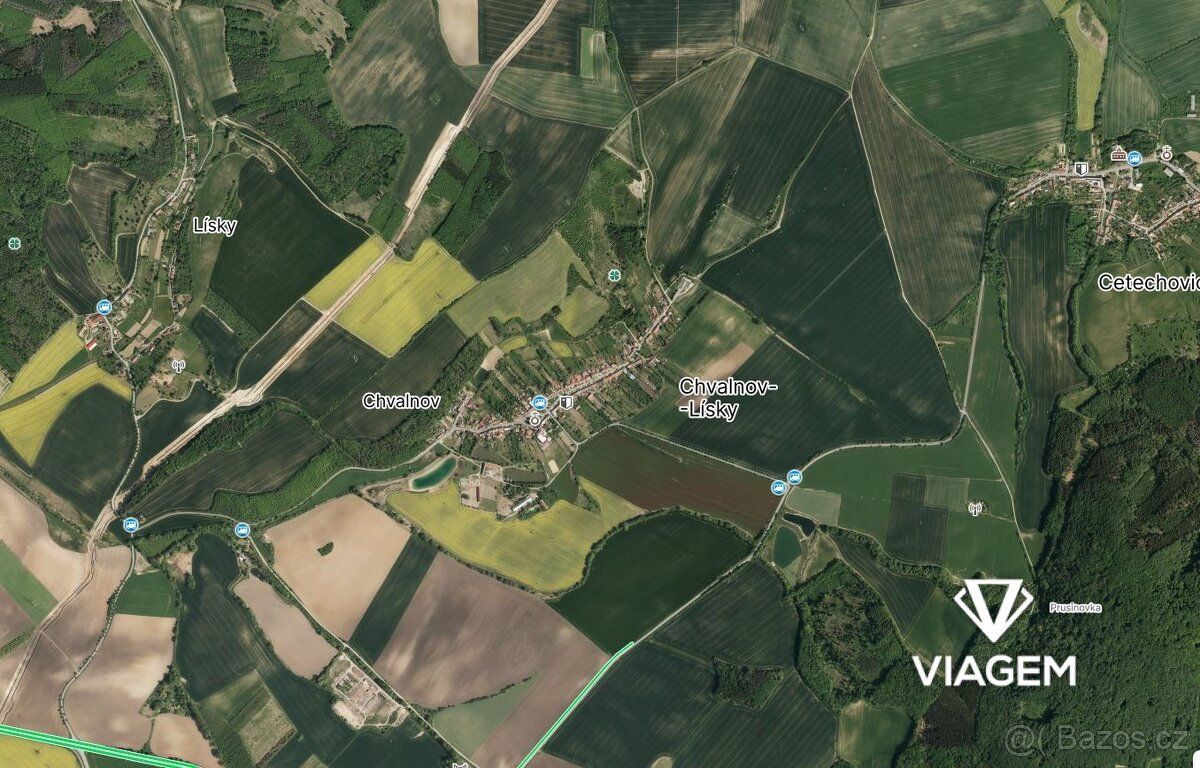 Pozemek je aktuálně veden jako návrhová plocha pro budoucí v