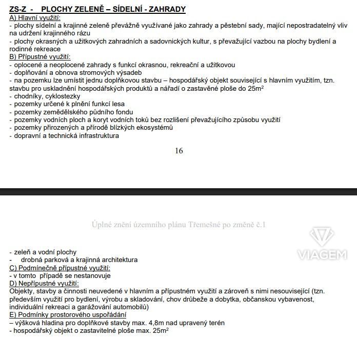 V exkluzivním zastoupení majitele nabízíme k prodeji pozemek