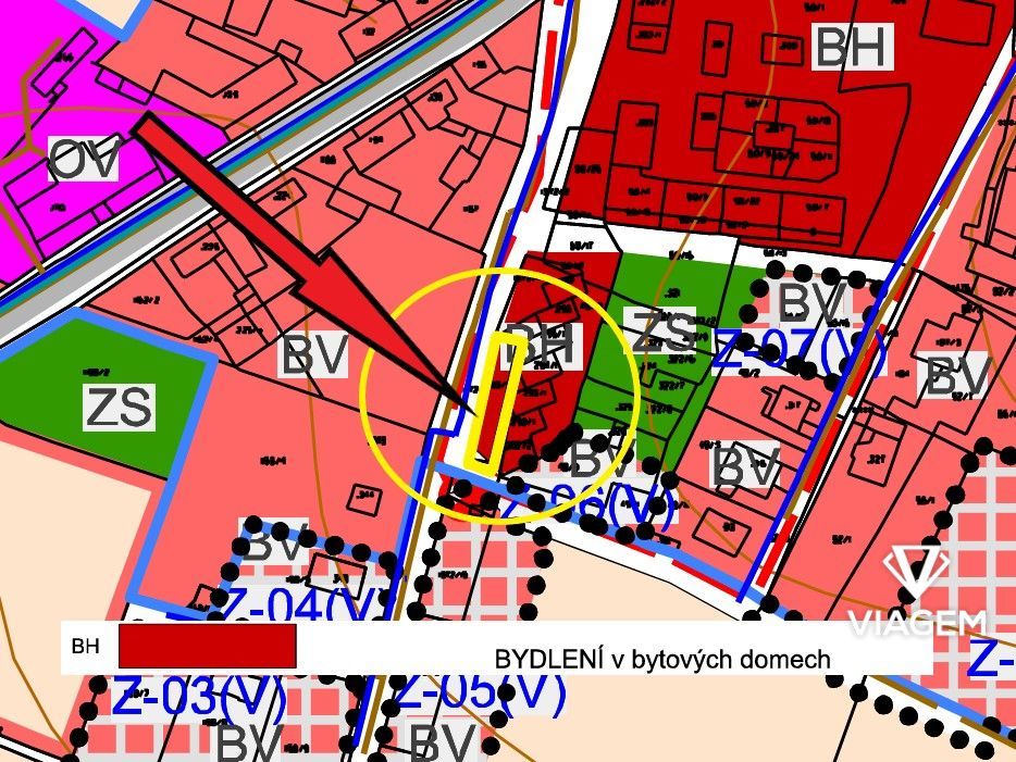 Exkluzivně Vám nabízíme pozemek o výměře 168 m² v katastráln
