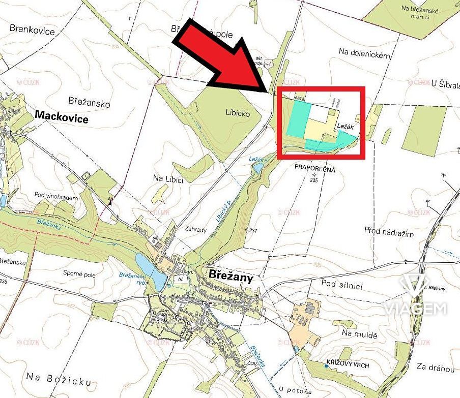 Nabízíme Vám ke koupi pozemky v katastrálním území Břežany u