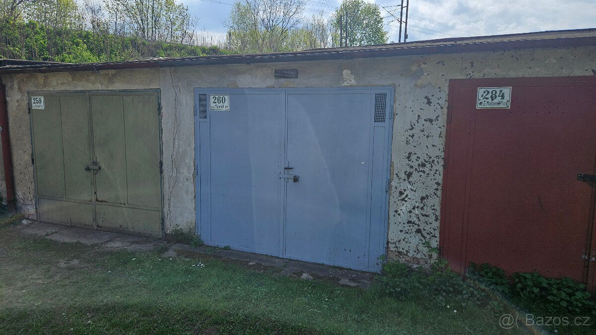 Pronájem zděné garáže/sklad, pár metrů od konečné zastávky B