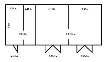 Pronajmu dvou garáž cca 21m² a 22m². Garáž nemá elektriku, v