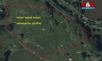 Nabízíme k prodeji rozlehlý pozemek o výměře 12.158 m², ideá