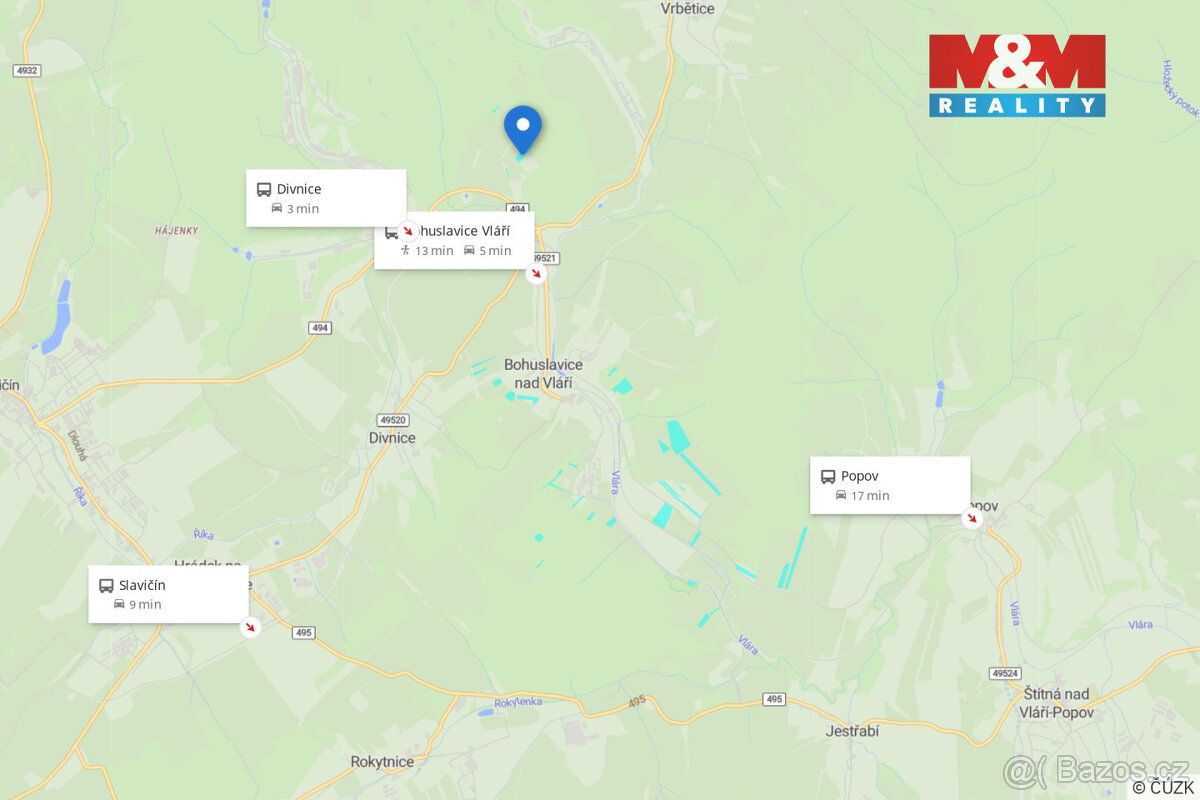Nabízíme k prodeji soubor 51 pozemků o celkové rozloze 127 7