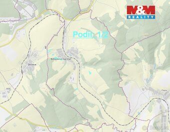 Nabízíme k prodeji soubor 51 pozemků o celkové rozloze 127 7
