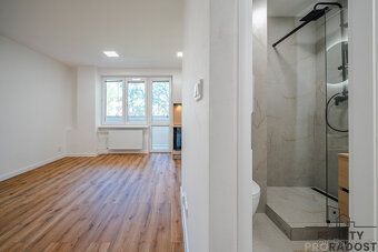 Prodej bytu, který je dispozičně řešen jako 1+kk s prostorno