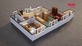 Nabízíme k prodeji byt 2+1 o výměře 80 m² v osobním vlastnic