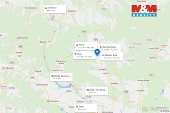 Prodej stavebního pozemku o velikosti 1723 m² umístěného na 